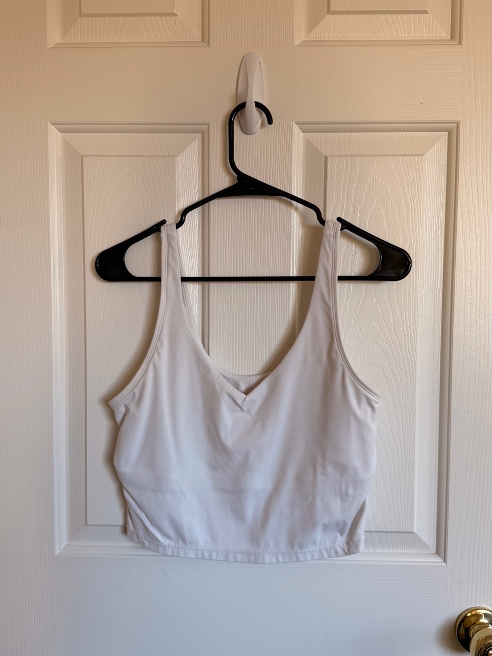 White V-Neck Women’s Tank Top